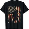 Bigfoot Sasquatch America Flag Patriotic Men Women T-Shirt Mens Womens Tees Top Unisex T-Shirt Mens Womens Tees Top
