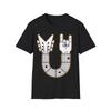 Funny Guitar Graphic Tee, Music Fan Unisex T-Shirt, Finger Horns Design