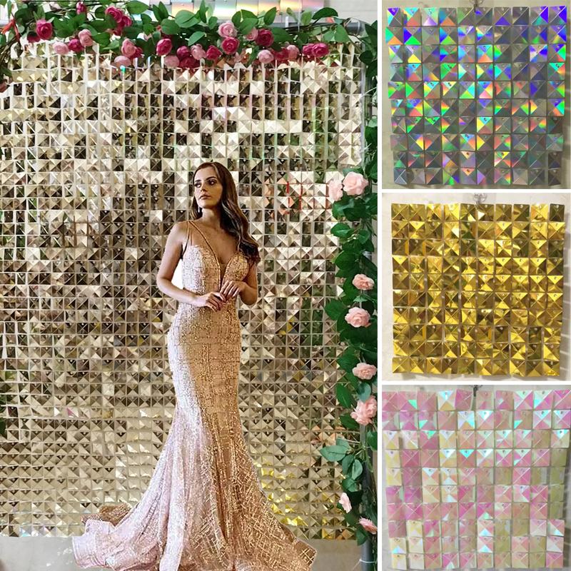Panouri de perete Diamond Shimmer Paiete Fundal Evenimente Decor acasă Decor petrecere de aniversare