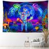 Colorful Mushroom Astronaut Tapestry Wall Hanging Witchcraft Hippie Tapiz Mysterious Bedroom Dormitory Home Decor