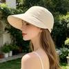 Sun Protection Hat with Adjustable Straps, Extended Brim Outdoor Sun Hat, Versatile Summer Headwear for Cycling Tennis Walking