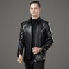 New Style Men's Genuine Leather Jacket High-end Fashion Business Casual Temperament Sheepskin Jacket