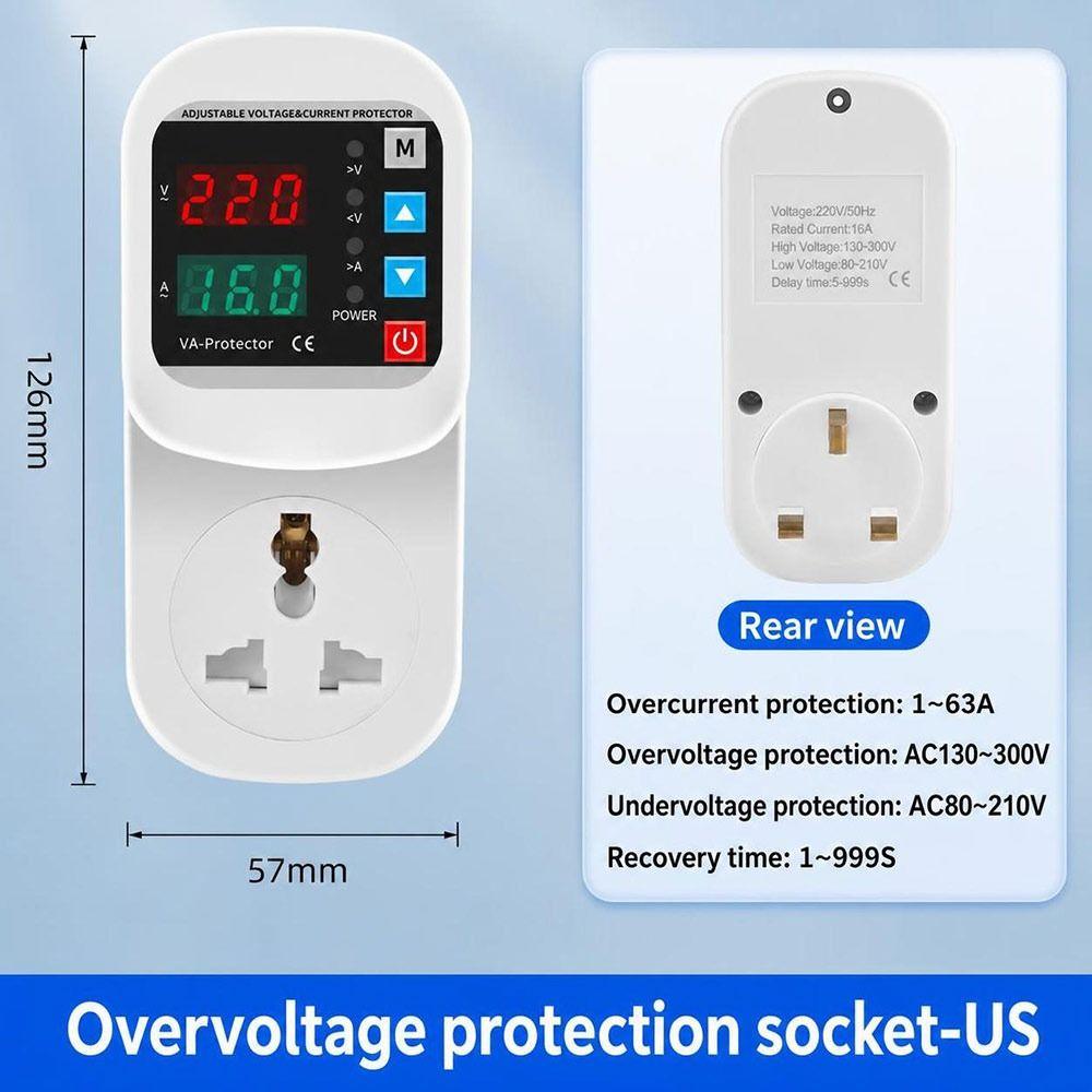 Adjustable Protection Voltage Protection Plug Overvoltage Protector Equipment Protection