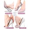 1 Pair Gel Heel Pad Self-adhesive Non-slip Foot Pain Relief Blister Prevention Men Women Loose Shoes High Heel Grip Cushion