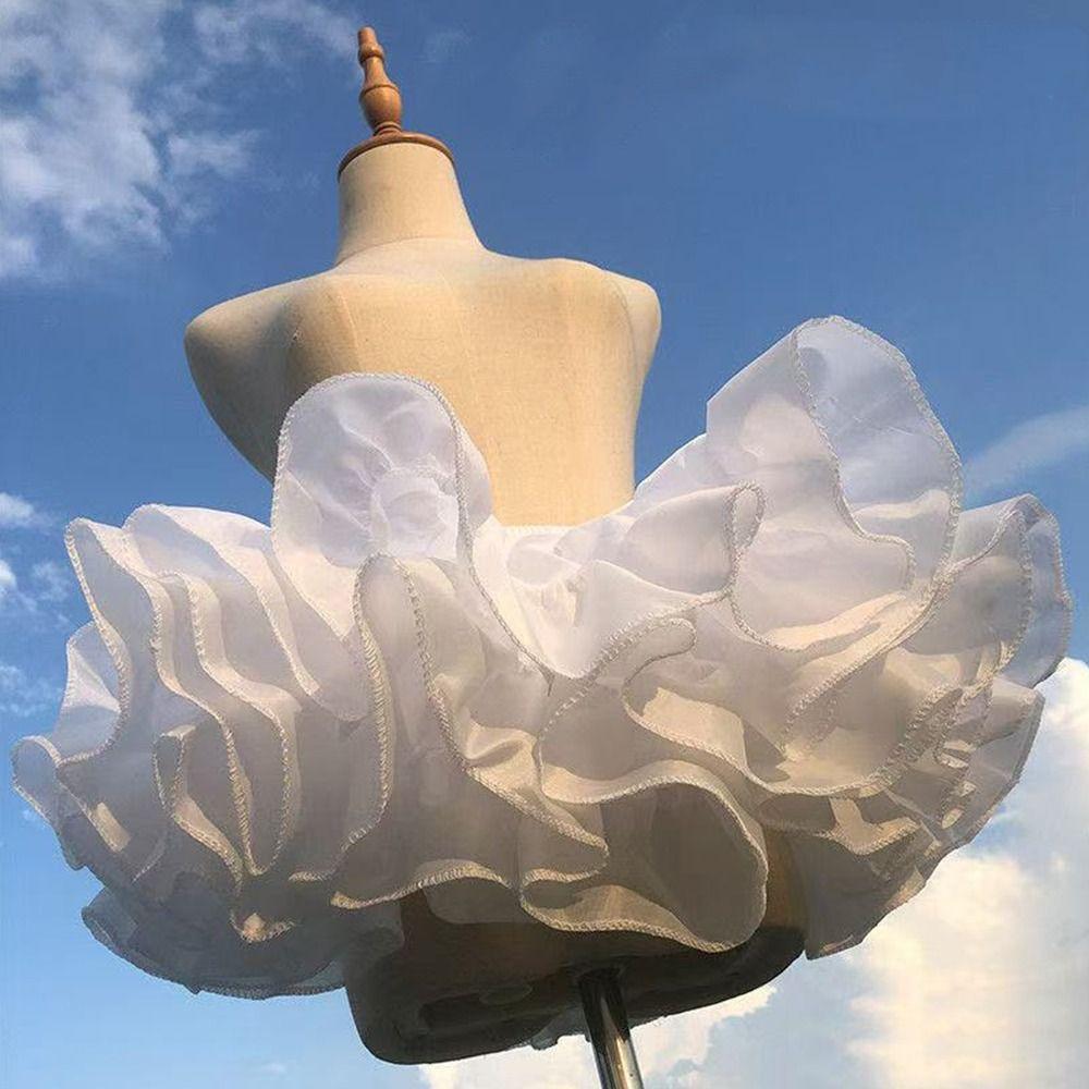Lolita Underskirt Crinoline White Crinoline Skirt Fashion Ball Gown Petticoats Party Dress