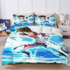 3D Print Saint Seiya Bedding Sets 2-3PCS Comforter Quilt Duvet Cover Pillowcase Cartoon Anime Bedroom Decor