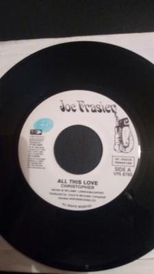 7inch Record CHRISTOPHER - All This Love VPS8785 Joe Frasier 2002 Jamaica Reggae, Ska & Dub Used