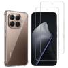 Shockproof Case for Xiaomi 15T PRO and 2 Tempered Glass Screen Protector Film Phonillico®
