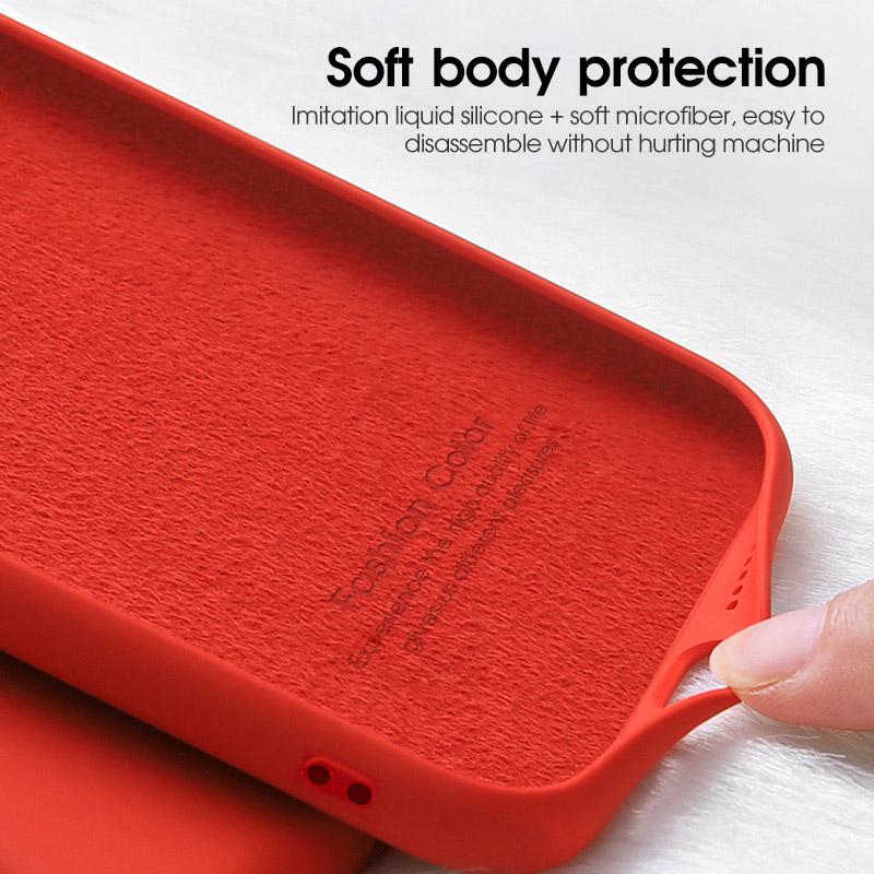 Custodia per Poco M6 Cover per Xiaomi Poco M6 Fundas Coque Silicone Liquido Originale Protezione Fotocamera Paraurti Posteriore Morbido Poco M6