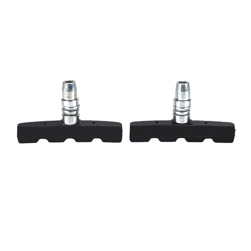 1 Pair of Cycling Mountain Bike Brake Pads Rubber Blocks Holder Useful Accessories Mountain Bike Brake Pad