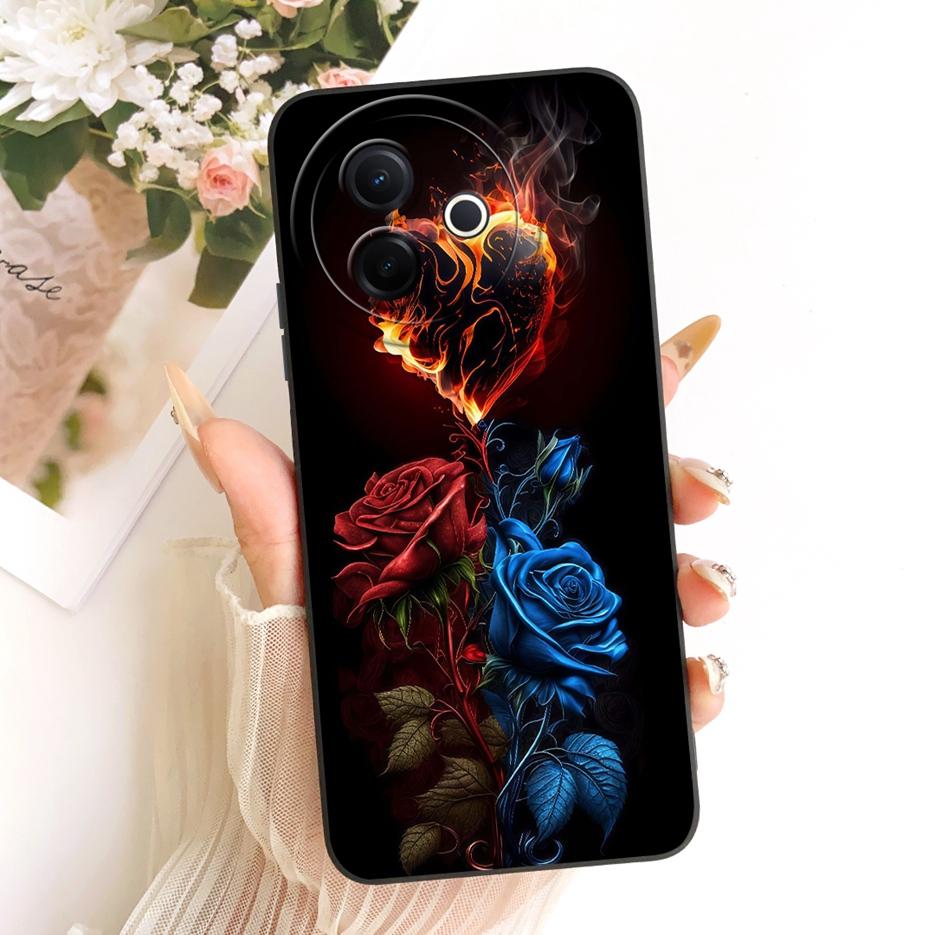 For Vivo Y39 5G Case V2436 Cool Owl Dragon Painted Cover Shockproof Phone Case For Vivo Y300i Y 300i V2444A VivoY39 5G Soft Bags