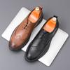 Fashion Business Formal Leather Shoes Luxury Men's Casual Classic Wedding Fashion Handmade Quality Oxford Pointed Office Derby Shoes