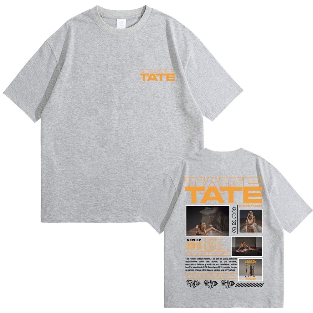 Tate Mcrae Μουσικό Άλμπουμ Μπλουζάκια So Close To What Miss Possessive Παγκόσμια Περιοδεία 2025 Μπλουζάκι Ανδρικό Γυναικείο Μόδα Casual Μπλουζάκια Τοπ