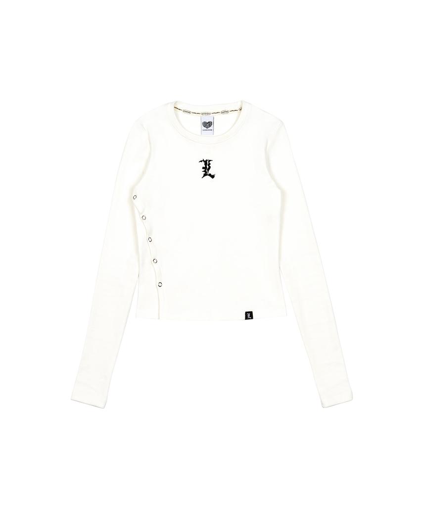 LUVISTRUE Vl L Logo Tee(White)