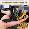 Mini Remote 1/64 Forklift Truck with Scale Alloy Control Forklift Toy Lift Fork Hook Toddlers Boys