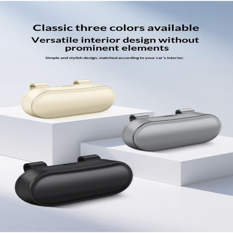 Car Glasses Box Portable Car Sunglasses Holder Car Driving Glasses Holder Eyeglass Case Sun Visor Multifunctional Storage Box