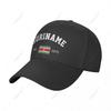 Unisex Baseball Cap SURINAME EST Independence Day Wild Sun Shade Peaked Adjustable Outdoor Caps for Unisex Women