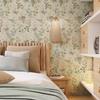 Retro Floral Wallpaper Real Waterproof Wear Resistant Wall Sticker Self Adhesive Removable For Home Decoration WallPaper Sticker