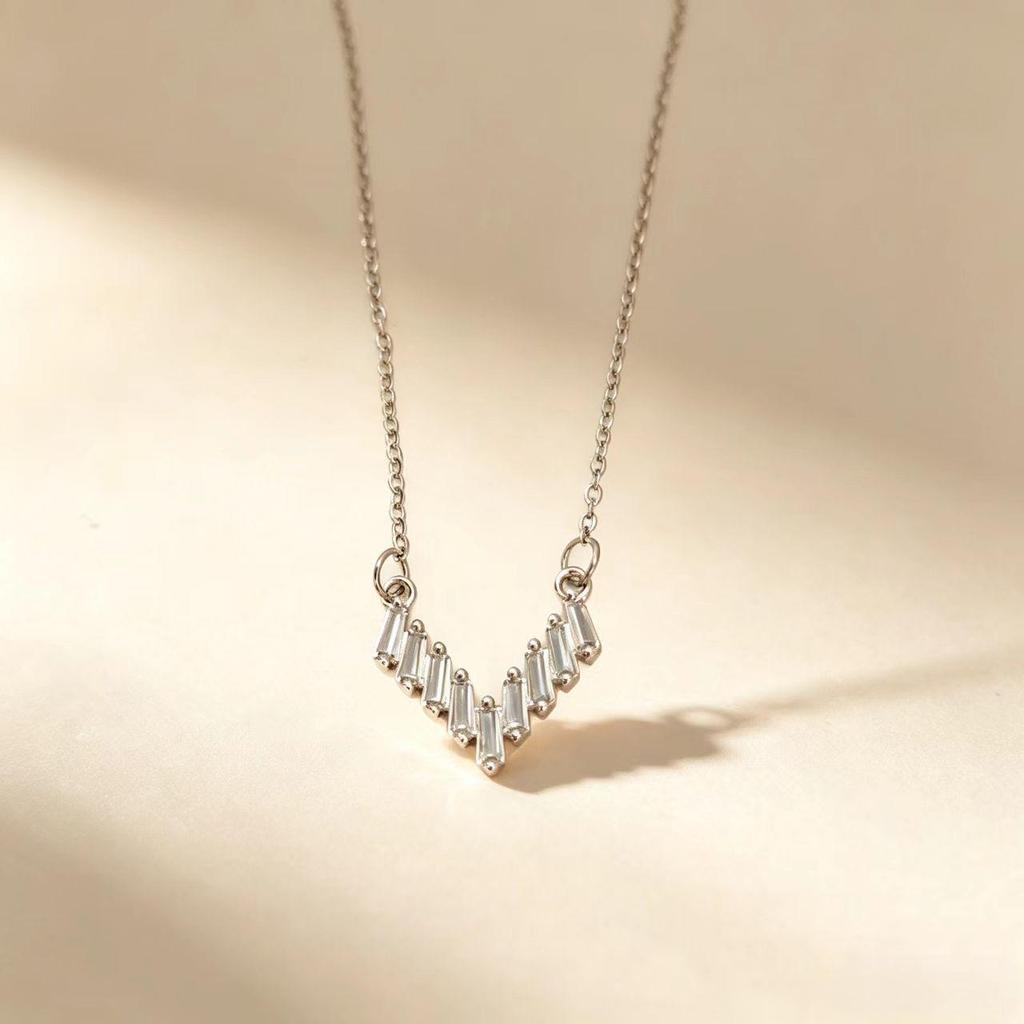 Elegant Cat Pendant Necklace: Fresh Design with Micro-Set Zircons for Women - Light Luxury & High-End Feel; Perfect Clavicle Chain Accessory.