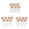 Degradable Heart Party Straws For Weddings And Celebrations With Creative Dessert Decor