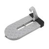 Foldable Car Door Step with Anti-Slip Surface Universal Aluminum Ingot Roof Rack Step Auto Parts for SUV RV Off-Road Vehicles