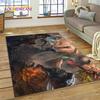 Diablo 3D Retro Spiel Gamer Teppich Teppich für Schlafzimmer Wohnzimmer Zuhause Sofa Dekoration, Kinder Spiel Groß Dekor Bodenmatte Geschenk