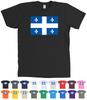 T-shirt con logo Provincia del Québec Bandiera del Québec Canada - PIÙ COLORI T-shirt Unisex