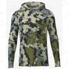 Men's Hoodie Fishing Shirt Camouflage Clothing Camping Hiking Sunscreen Breathable