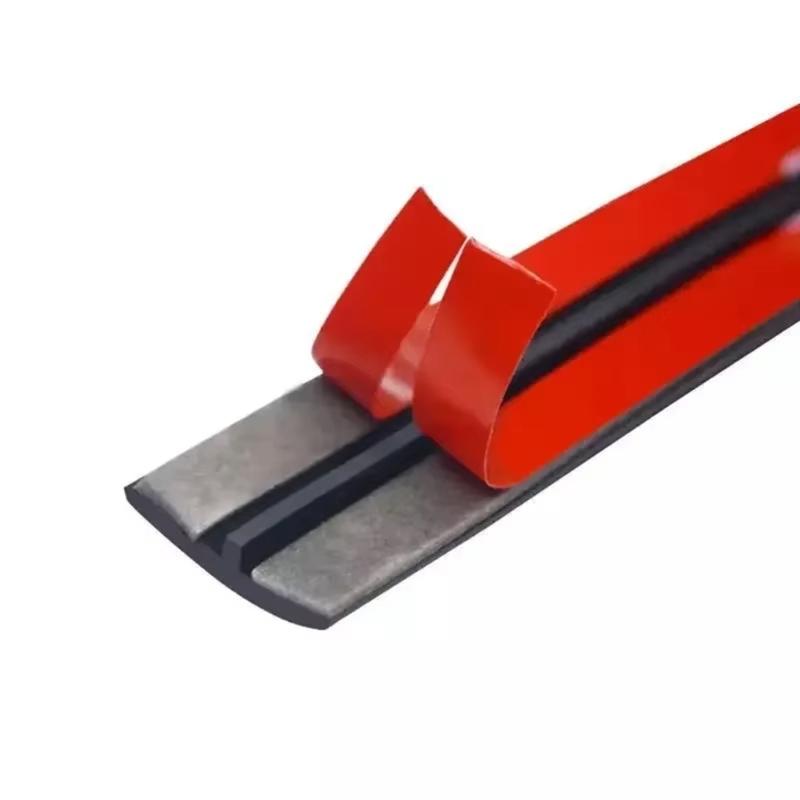 EPDM Rubber Sunroof Cover Seal Trim Adhesive Rubber Trim Flexible Strips for Car Windshield & Tailgate Weather Stripping