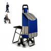 Shopping Cart with Seat Dual Triple Wheel Ergonomic Handle Stair Grocery Climber Trolley Dolly Heavy Duty Hand Truck Utility
