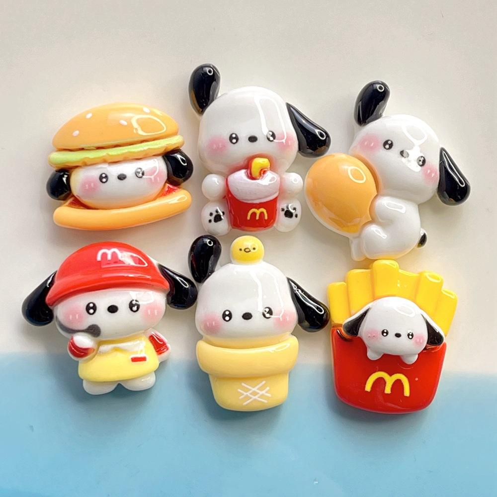 5PCS DIY Refrige Magnet Cartoon Papaw Dog Magnets Nordic Personalized Home Decor Whiteboard Po Message Board Home