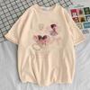 T-shirt Collage Chibi Garçons Amour et Espace Lointain, T-shirt Streetwear Otome Game Anime Unisexe, Haut Décontracté à Manches Courtes 100% Coton