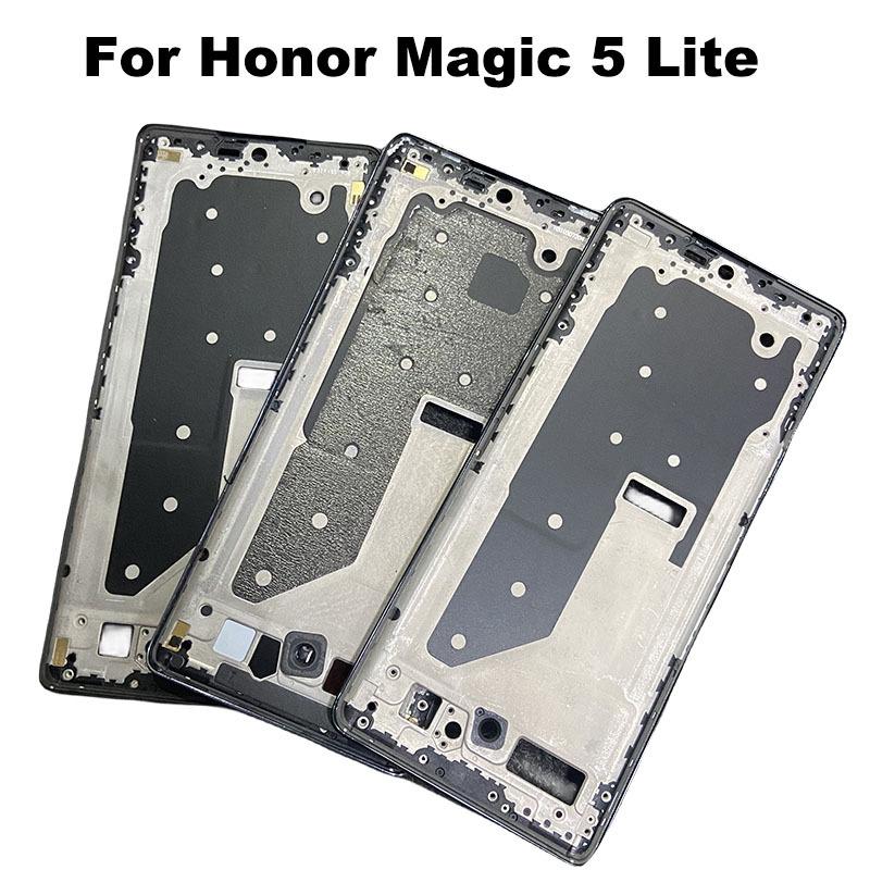 Middle Frame For Huawei Honor Magic5 Lite Front Bezel Lcd Holder Rear Plate Chassis Magic 5 Lite Replacement