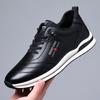 2025 Spring and Autumn New Men's Sports and Leisure Leather Shoes Men's Small White Soft Leather Versatile Trend Board Shoes Single Shoes 905