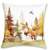 Nature-Inspired Forest Animal Pillowcases: Deer, Bear, Fox, and More! Sofa cushion cover, home room decoration