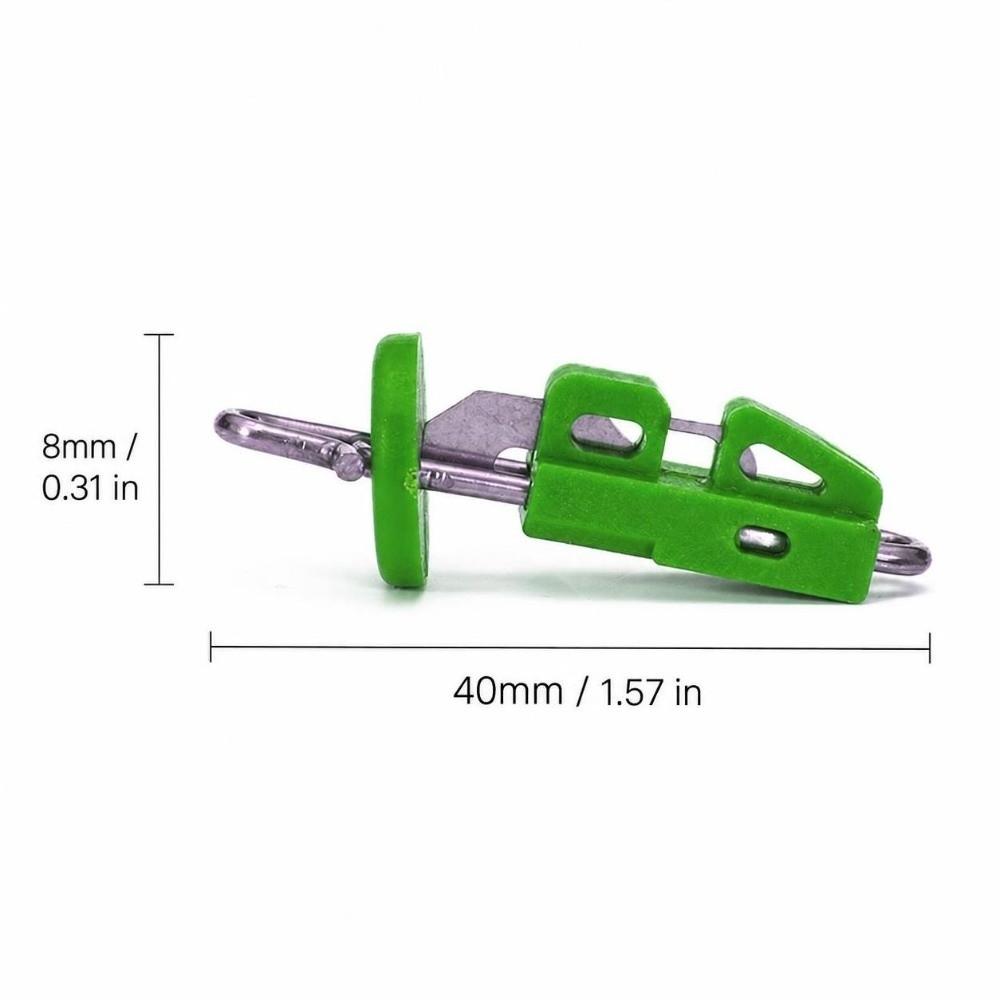 20PCS Umbrella-shaped Bait Release Clips Stainless Steel Fishing Hook Remover  Outdoor Fishing