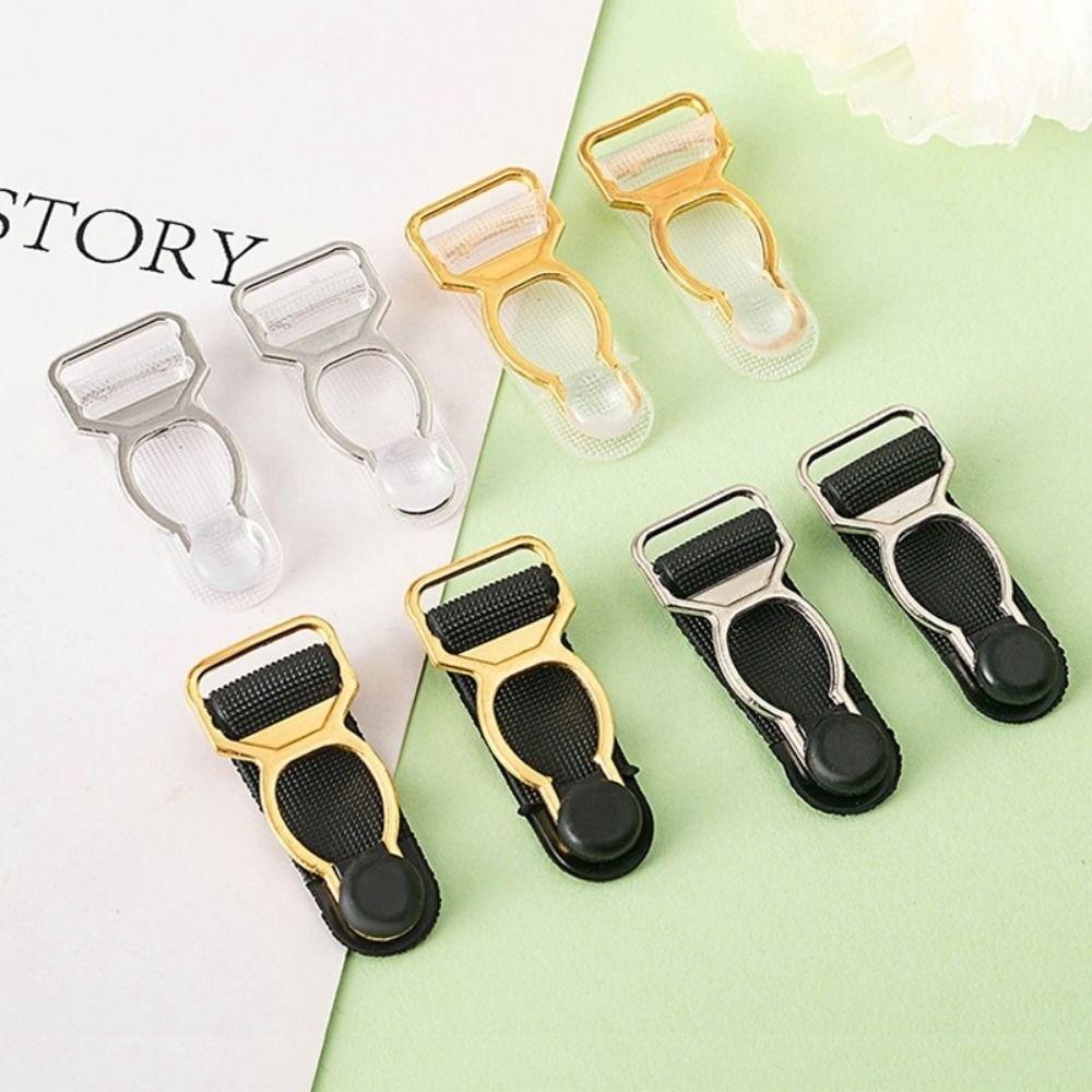 10pcs 10/12mm Corset Leg Garter Belt Clip Plastic Suspender Clips Hosiery Stocking Grips
