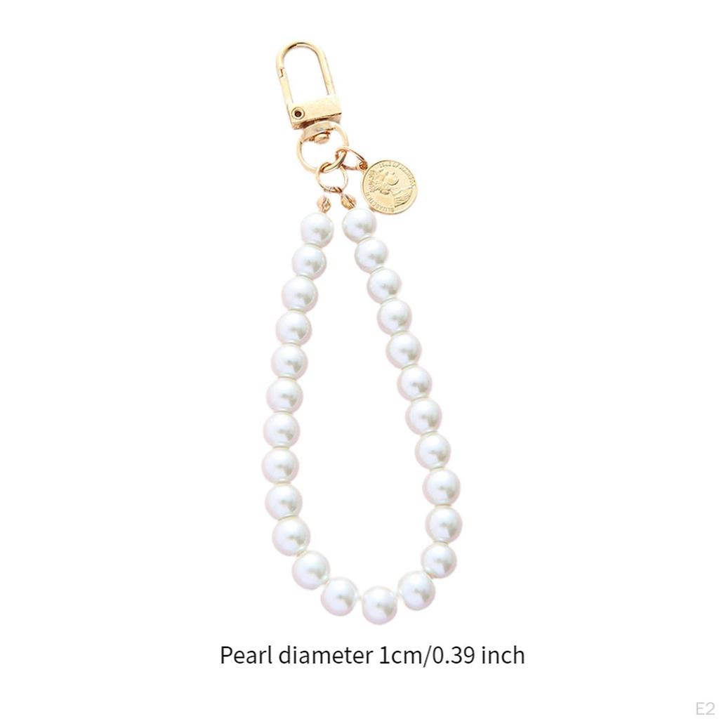 Faux Pearl Keychain Stylish And Elegant Bag Charm for Handbags Car Accessories