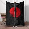 1PC Japanese Samurai Theme Printed Blanket Bedroom Living Room Sofa Nap Office Camping Shawl Blanket Luxury Gift for Son Husband