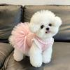Breathable Pet Clothing Lace Tutu Puppy Skirt New Cat Dress  For Small Dogs