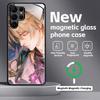 Genshin impact Varka Handyhülle Für Samsung S26 S25 S24 S23 S22 S21 Plus Ultra Note20 Glas Magnetische Hülle