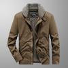 Lente en Herfst Heren Middelbare Leeftijd Berg Kamperen Casual Jas Functionele Outdoor Revers Kleding Lange Mouwen Jas