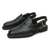 Fashion New British Style Sandals Men Summer Business Sandals For Men Good Quality Casual Wedding Shoes Sandals Men Yuppie Dress Shoes