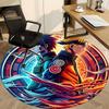 Naruto Sasuke Office Round Area Rug, Under Office Chairs Bedroom Living Room Home Decor  a1022113
