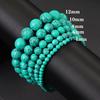 Minimalistische Elegantie 4/6/8/10/12mm Blauwe Turkoois Steen Armband Mannen Vrouwen Meditatie Yoga Kralen Armband Valentijnsdag Armband