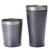 Pair of Set of Stainless Gift Tumblers, 2, Steel, Gray, Insulated, Item, GR-1777