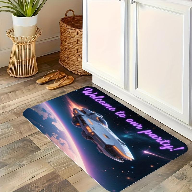 1PC HALLOWEEN Pattern Kitchen Rug Non-Slip Door Mat Pop Design Bathroom Rug Bath Mat Carpet for Home Sink Laundry Decor