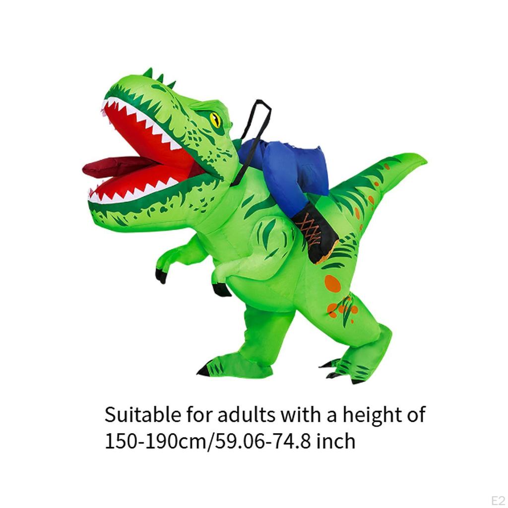 Aufblasbares Dinosaurier-Kostüm, Zubehör, Geburtstags-Cosplay-Outfit