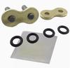 Compatible 428 520 525 530 Chain Link Gold Chains Rivet Connecting Link Motorcycle Sprockets Replacement Parts Accessorry With
