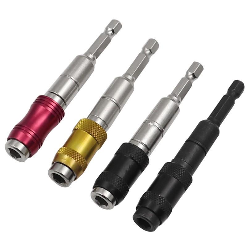 1/4 Hex Shank Pivoting Magnetic Screw Drill Tip Quick Change Locking Bit Holder